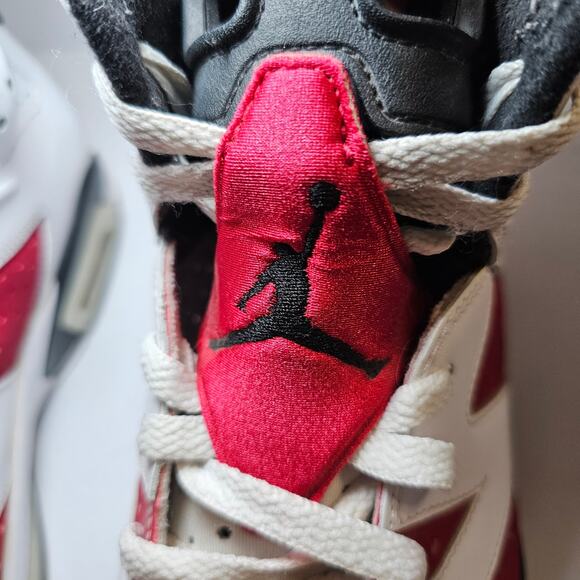Size 10.5 - Vintage Nike Air Jordan 6 Retro OG Mid Carmine white red 2014 Retro - Picture 4 of 12